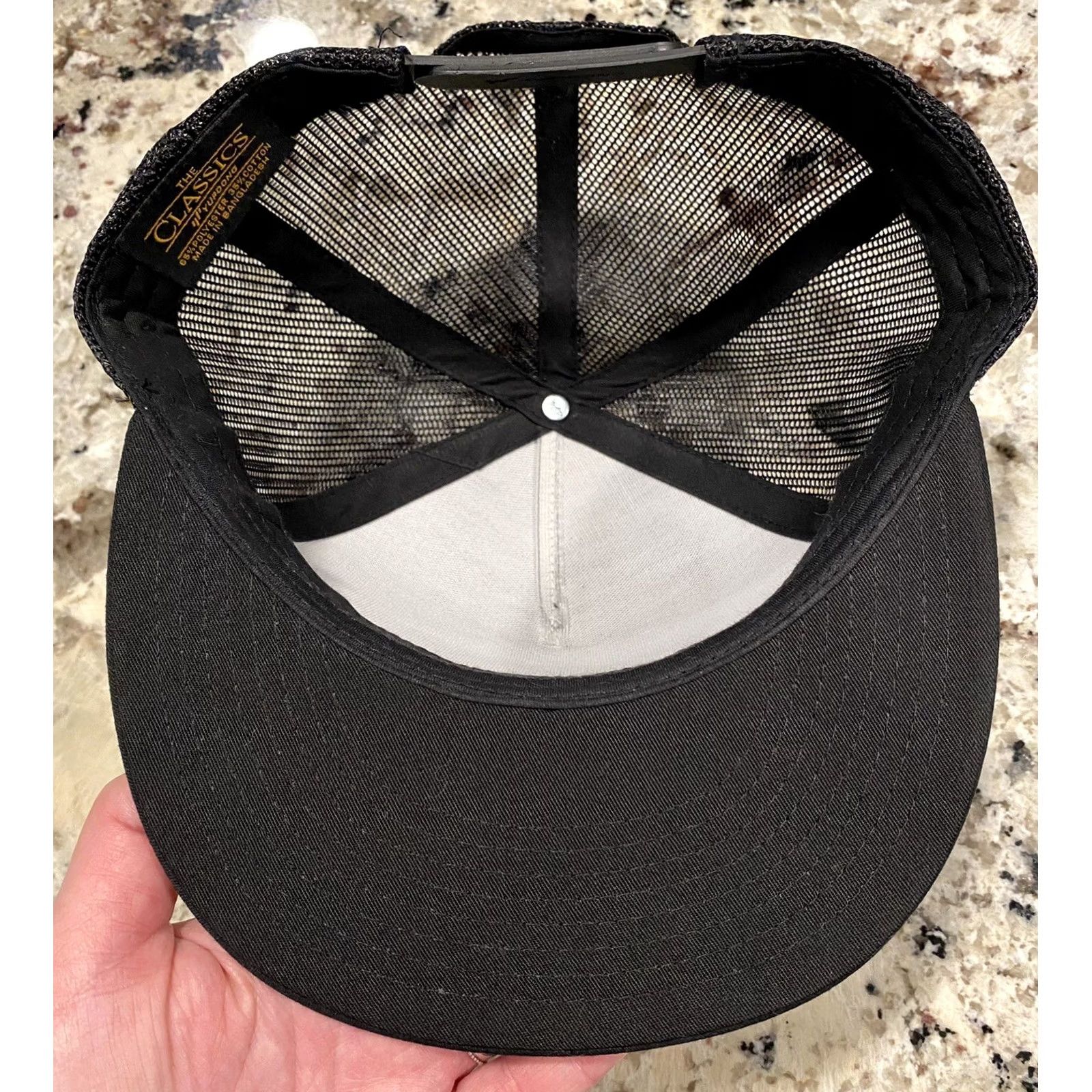 Vintage Be Nice Or Leave Snapback Adjustable Hat Black Unisex Adults One Size The Classics Mens 90s Theme Snapback Black Size ONE SIZE - 5 Thumbnail