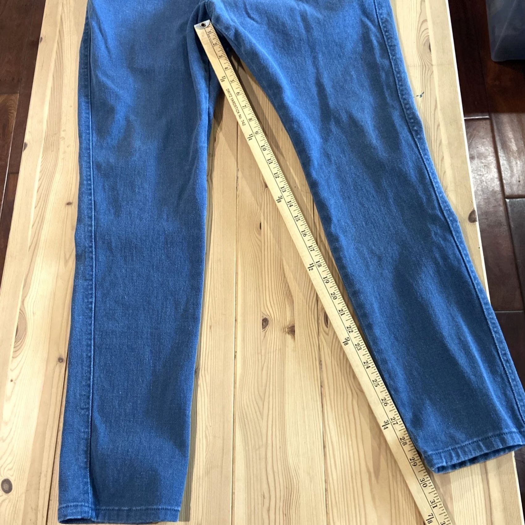 Tripp NYC VINTAGE Tripp NYC Jeans Goth Punk Pants Street Urban Mens 36 Blue Denim Spandex Zipper Pockets Skinny Inseam 36 Size US 36 / EU 52 - 4 Thumbnail