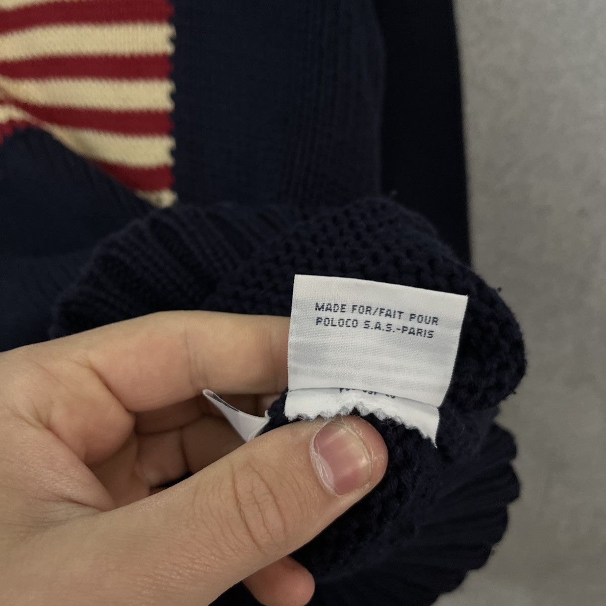 Polo Ralph Lauren Polo Ralph Lauren Sweater USA flag vintage Size US S / EU 44-46 / 1 - 12 Thumbnail