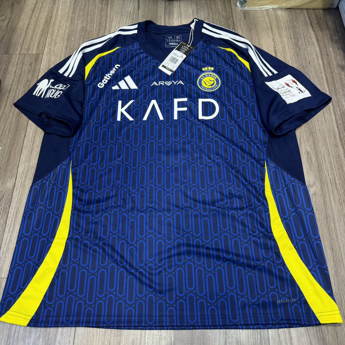 Adidas AL Nassr 25/26 away shirt #7 Ronaldo (Bnwt) Size US XXL / EU 58 / 5 - 1 Thumbnail