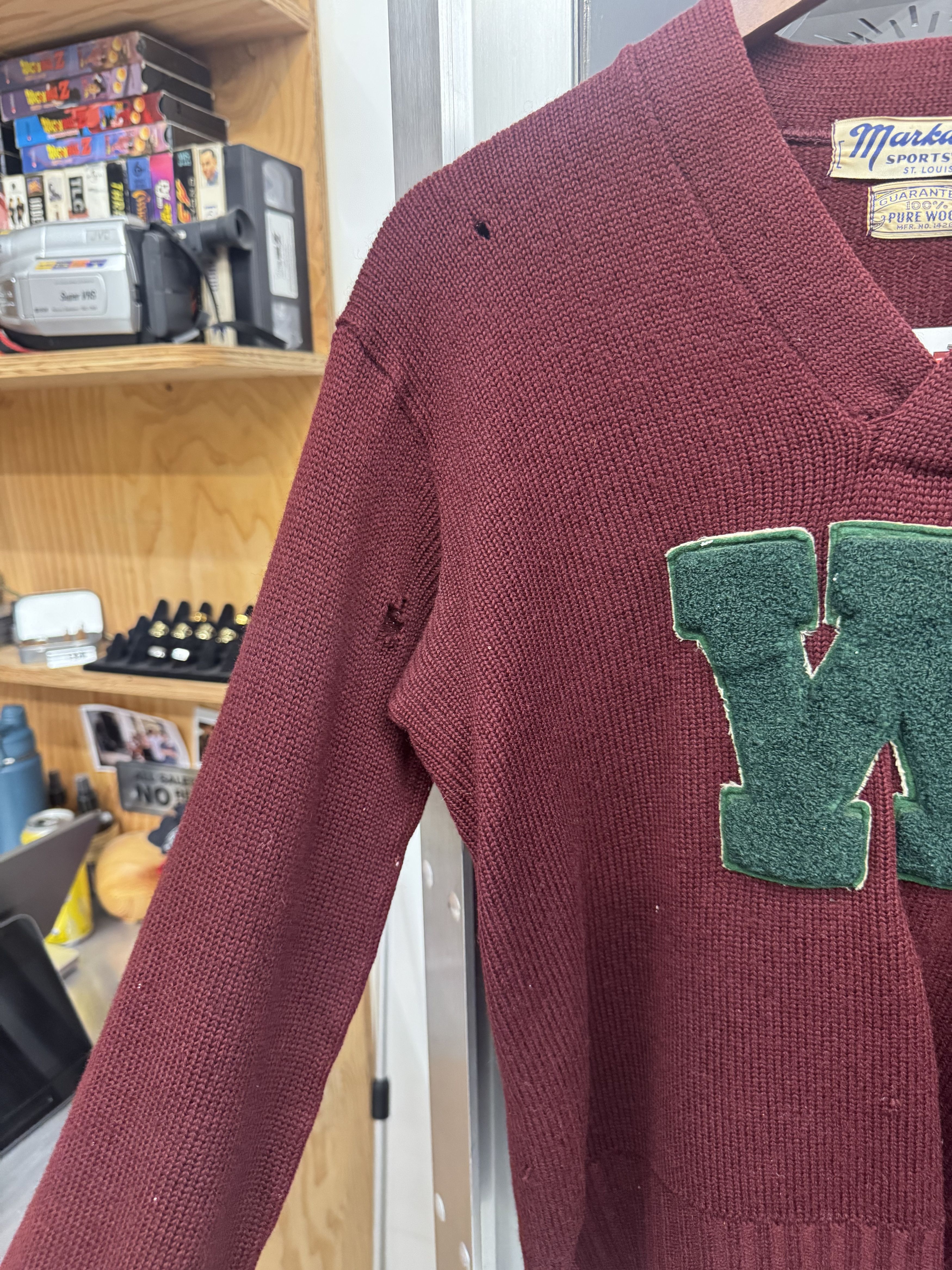 Other Vintage Letterman Sweater Size US XS / EU 42 / 0 - 4 Thumbnail