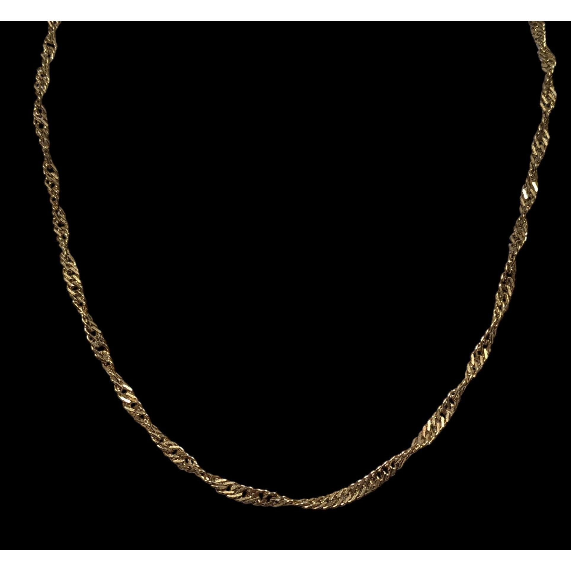 Other Classic Casual Twisted Gold Tone Chain Necklace Size ONE SIZE - 4 Thumbnail
