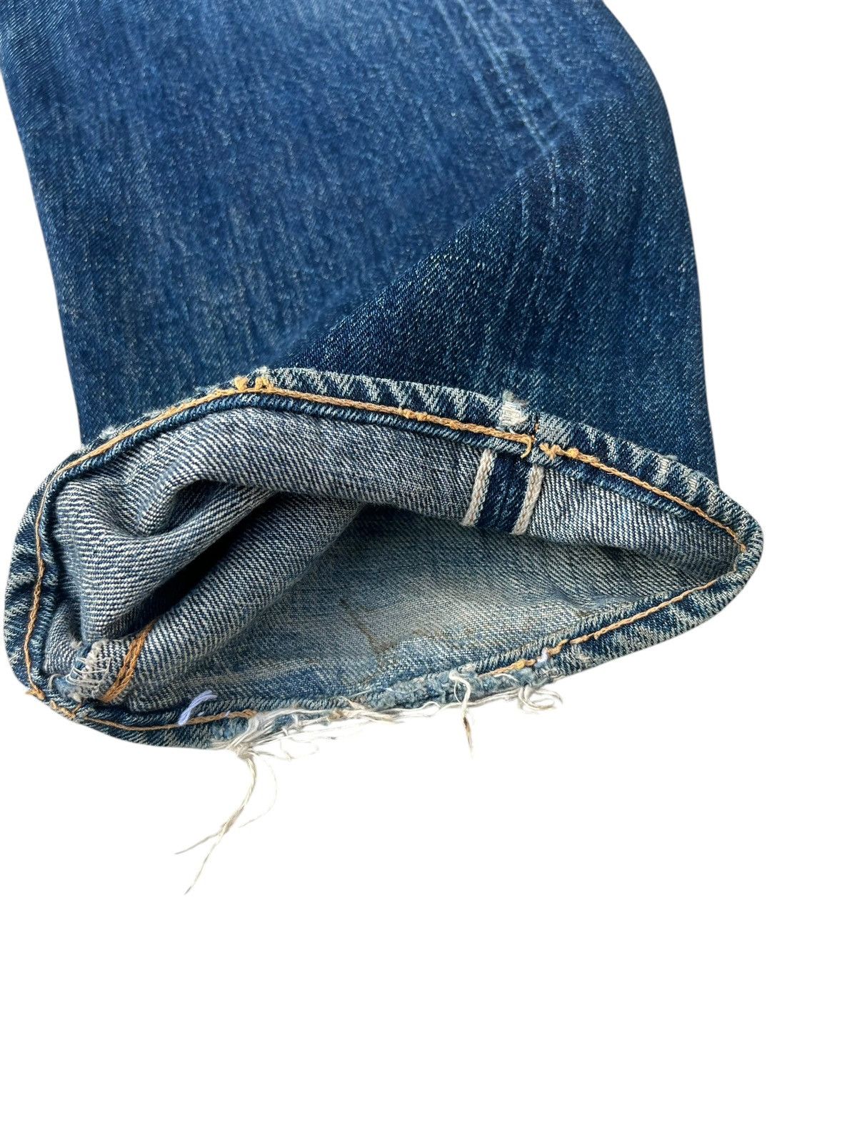 Denime Vintage DENIME Japan Dirty Mud Denim Selvedge Jeans Size US 31 - 14 Thumbnail