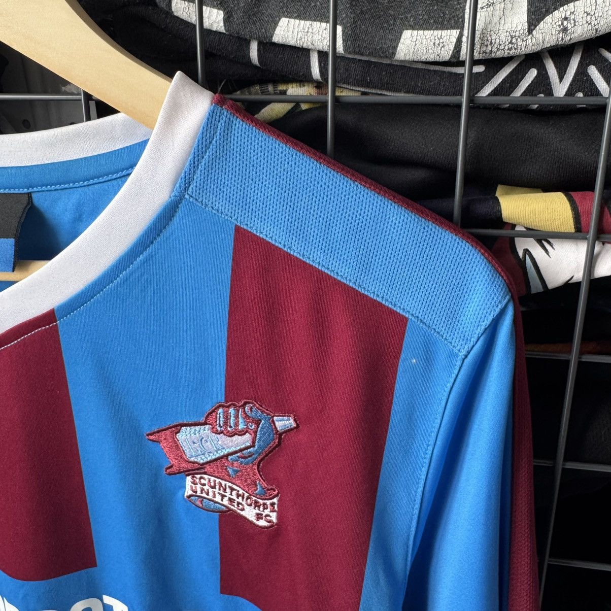 Vintage Avec Scunthorpe United Football Club Jersey Size US S / EU 44-46 / 1 - 4 Thumbnail