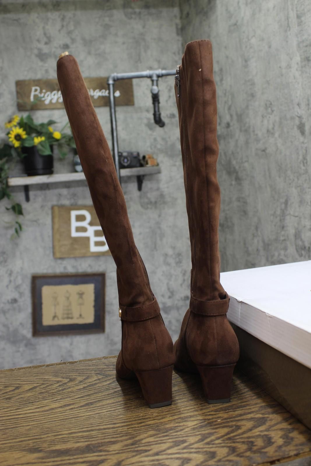 Giani Bernini Nwt Giani Bernini Knee High Dress Boots Chocolate Brown 5m Size US 5 / IT 35 - 6 Thumbnail
