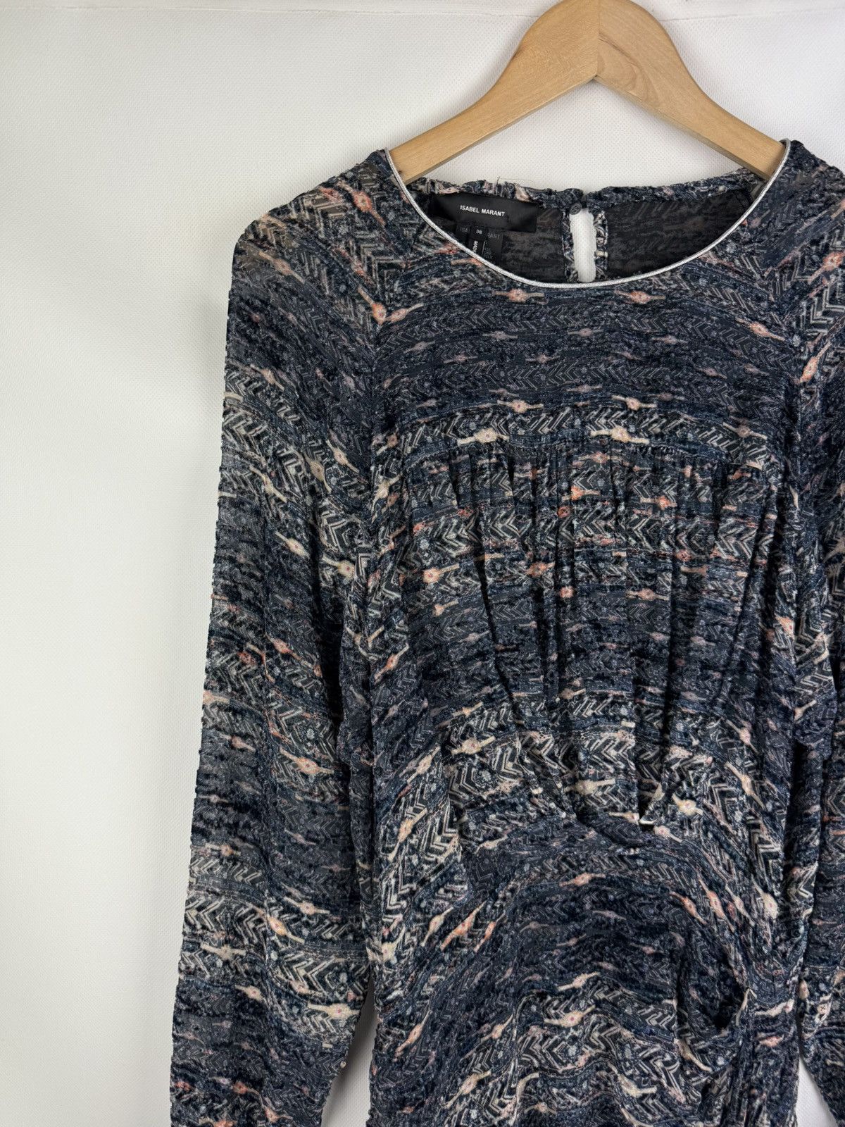 Isabel Marant Isabel Marant Ladies Viscose / Silk Long Sleeve Dress Size S / US 4 / IT 40 - 4 Thumbnail