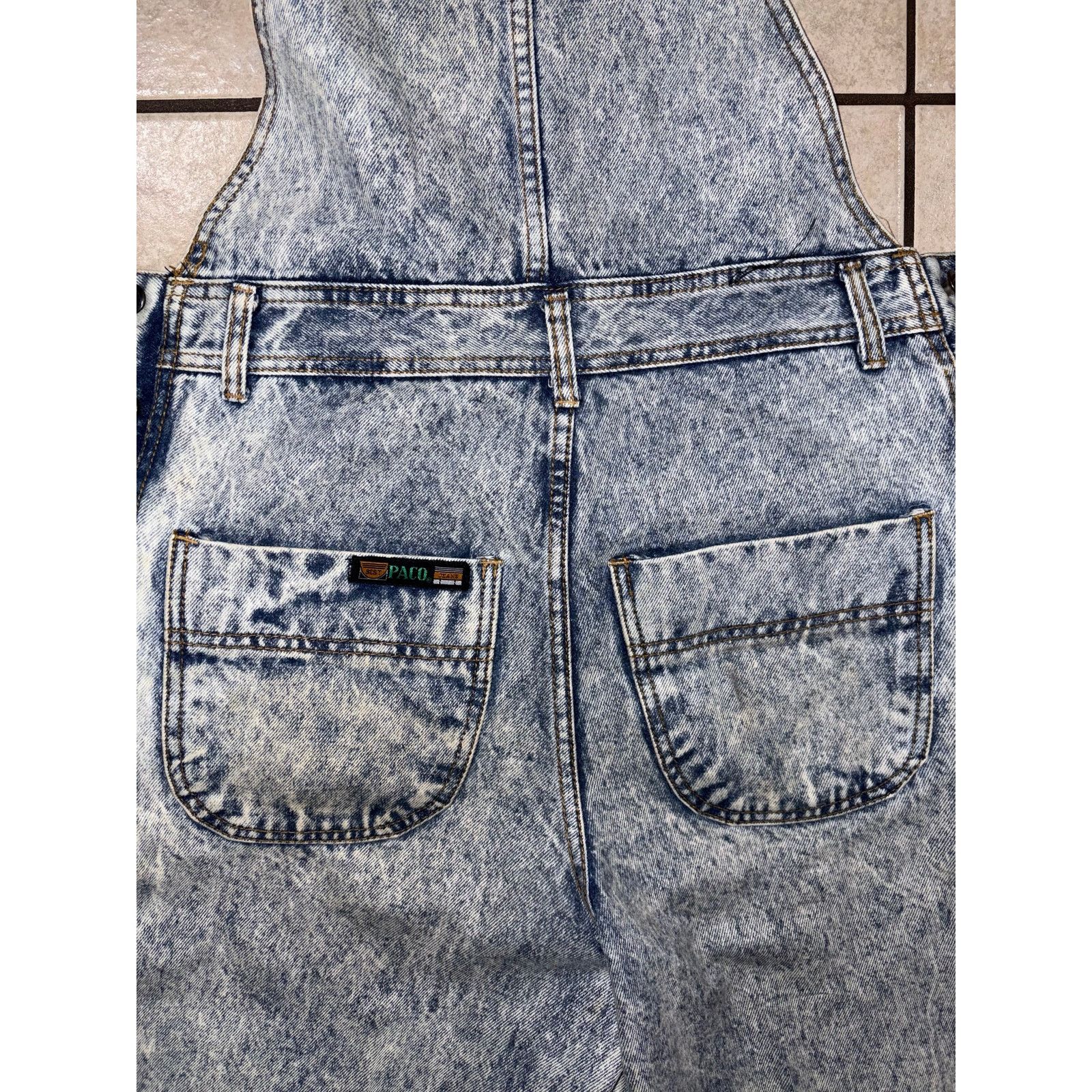 Other Vintage paco jeans overalls acid wash 90s denim. Inseam 32 Size US 32 / EU 48 - 7 Thumbnail