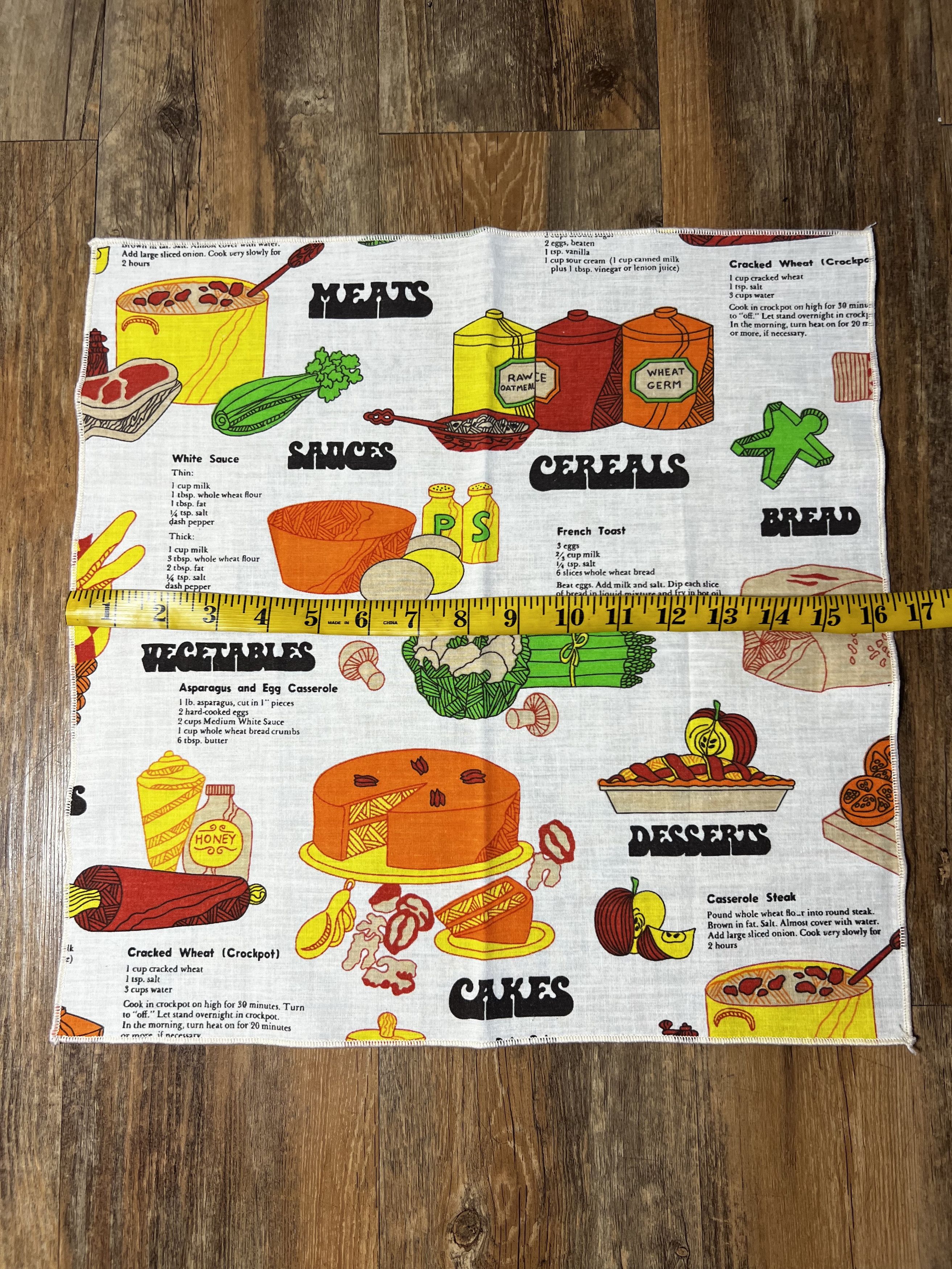 Other × Vintage Vintage 1960's-1970's Kitschy Recipe Tea Towels Set of 6 Size ONE SIZE - 5 Thumbnail