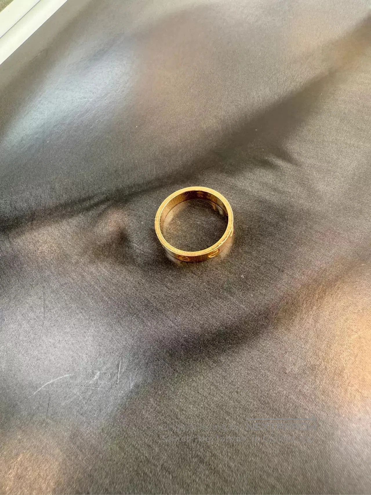 Cartier Love Narrow Diamondless Ring Rose Gold 50.