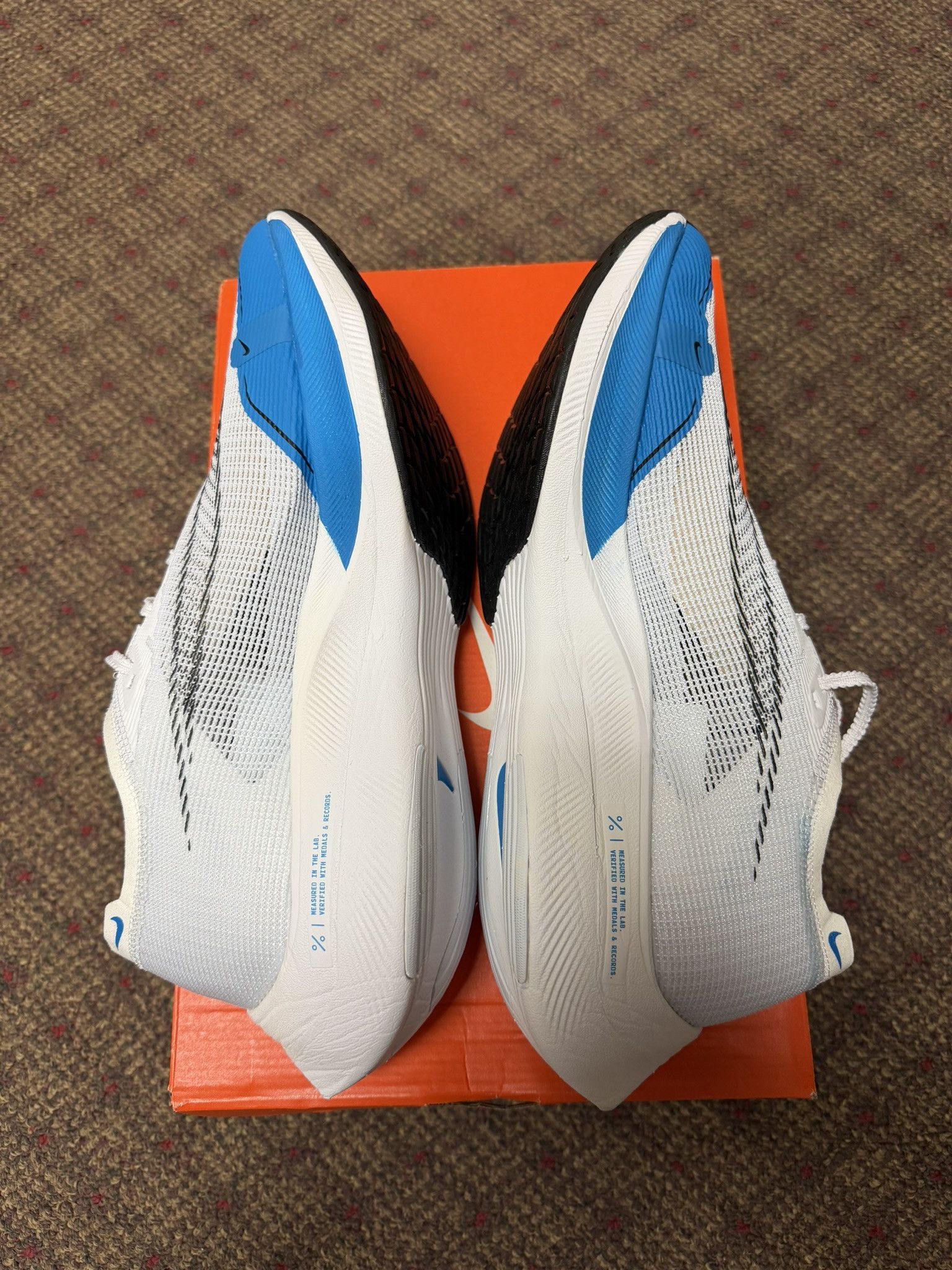 Nike ZoomX Vaporfly NEXT% 2 'White Photo Blue'- SIZE 10 Size US 10.5 / EU 43-44 - 4 Thumbnail