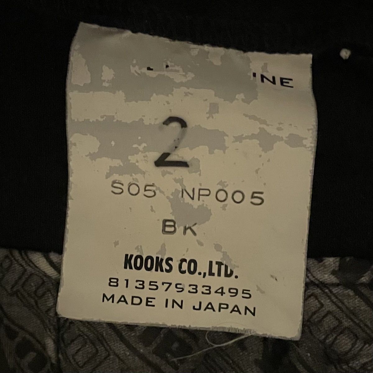 Number (N)ine Number (N)ine 05SS "Night Crawler" Sample Bondage Denim Size US 30 / EU 46 - 11 Thumbnail