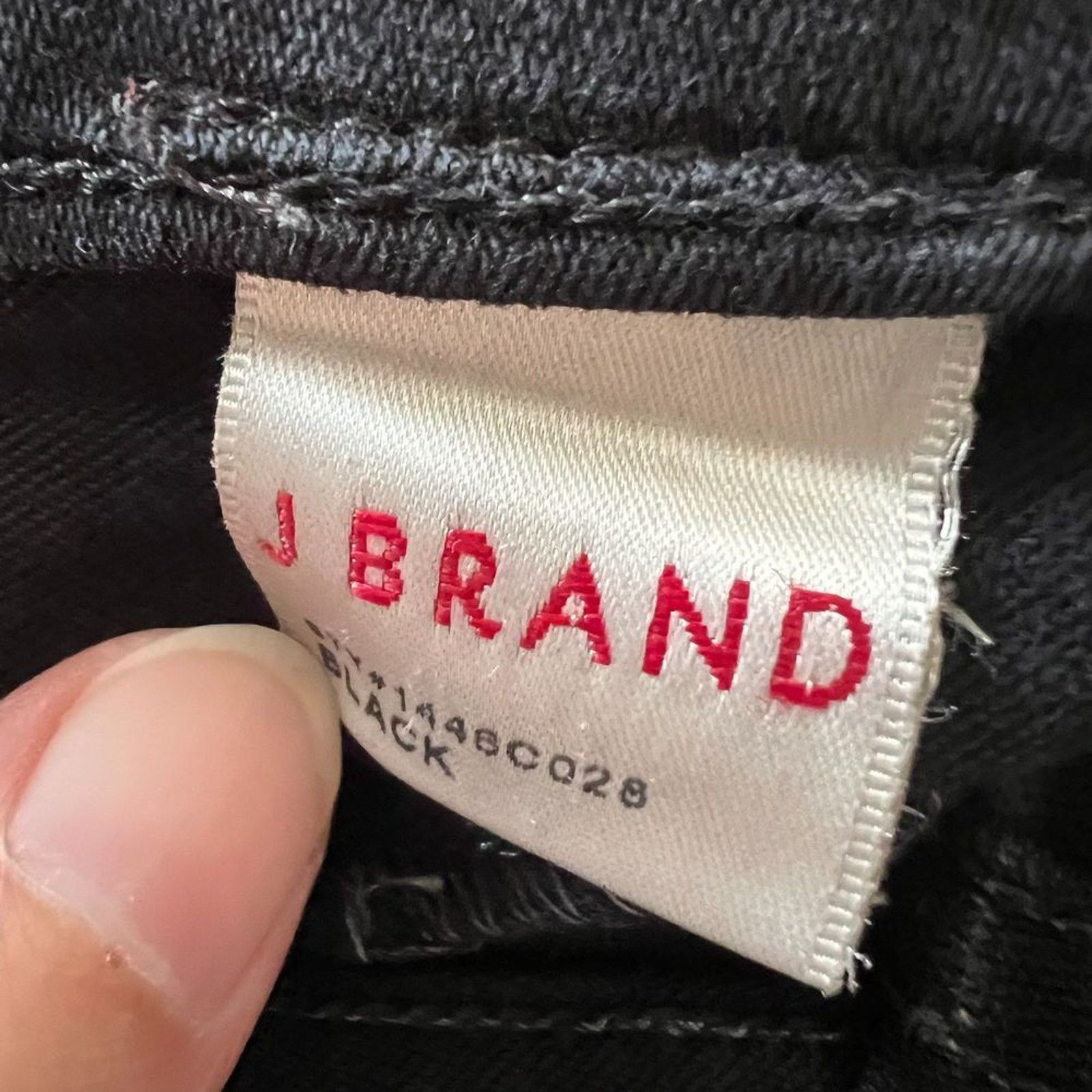 J Brand J BRAND Black Mid-Rise Skinny Leg Jeans, US29 Size 29" - 8 Thumbnail