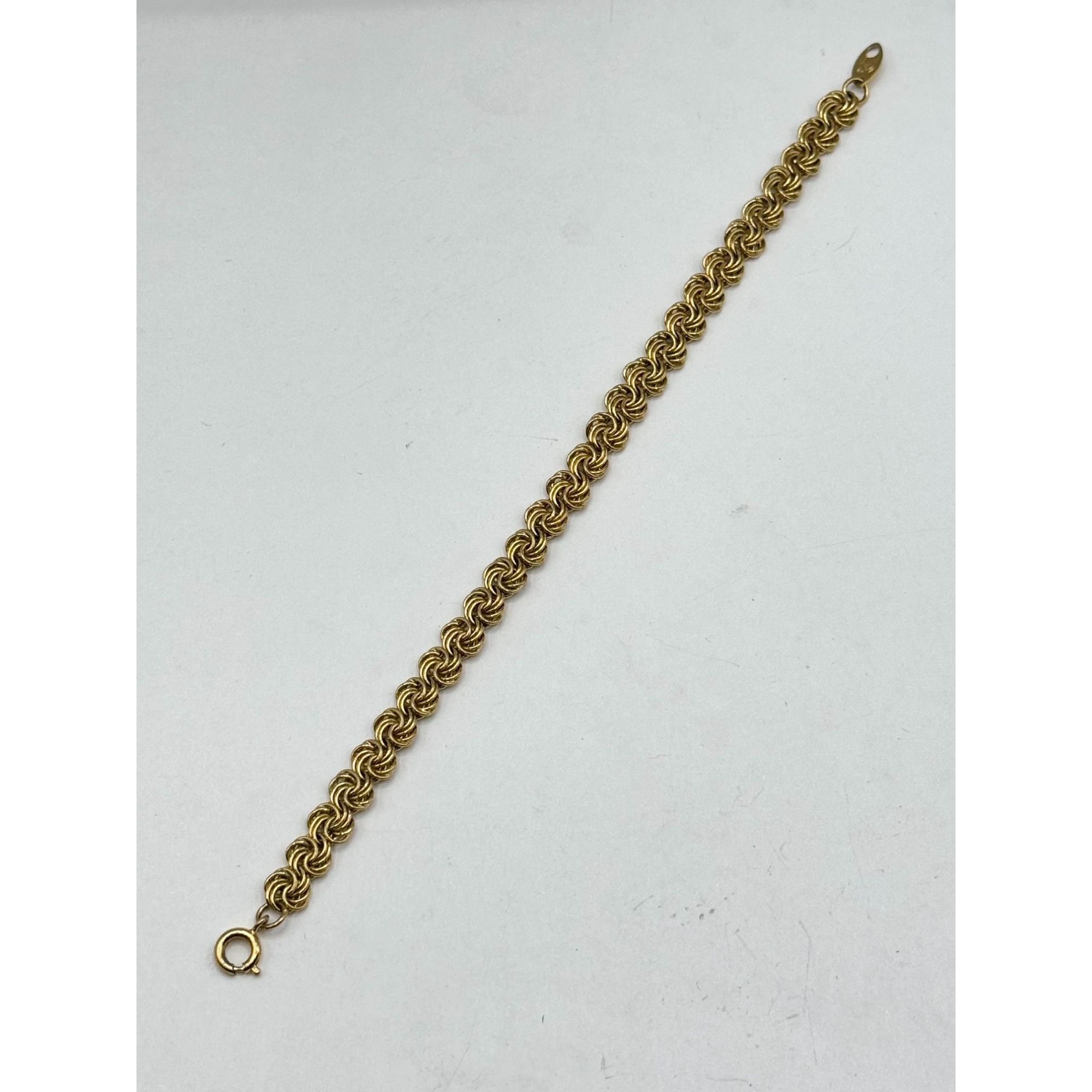 Vintage Vintage Signed Trifari TM Gold Tone Swirl Rosetta Rose Knot Size ONE SIZE - 6 Thumbnail
