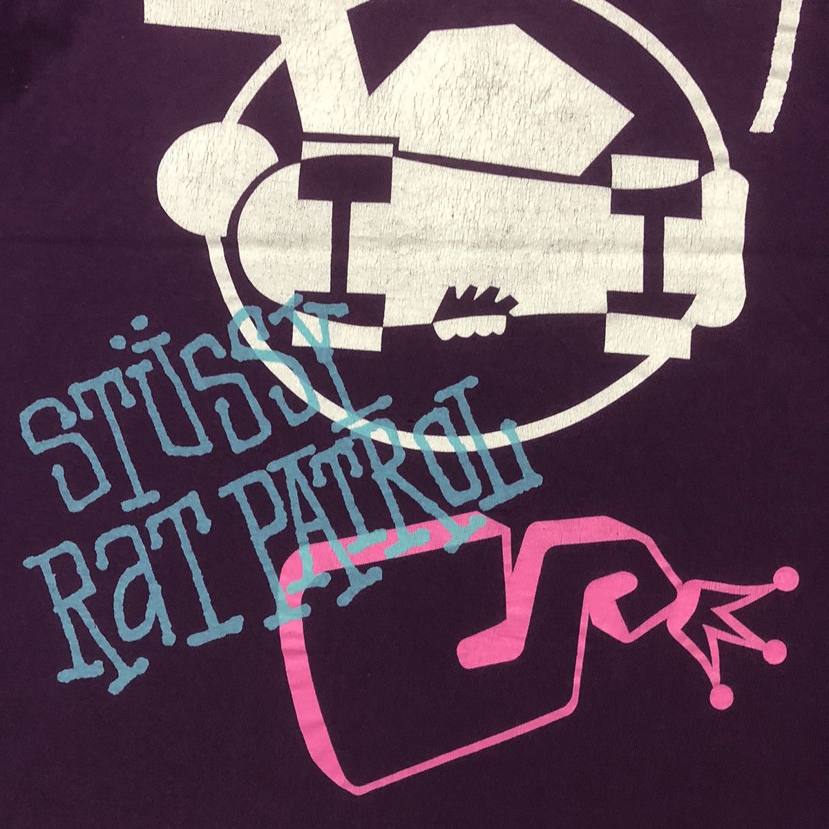 Stussy 🔥Rare Sunfaded Vintage Stussy ‘Rat Patrol’ Multilogo Tees Size US XL / EU 56 / 4 - 12 Thumbnail