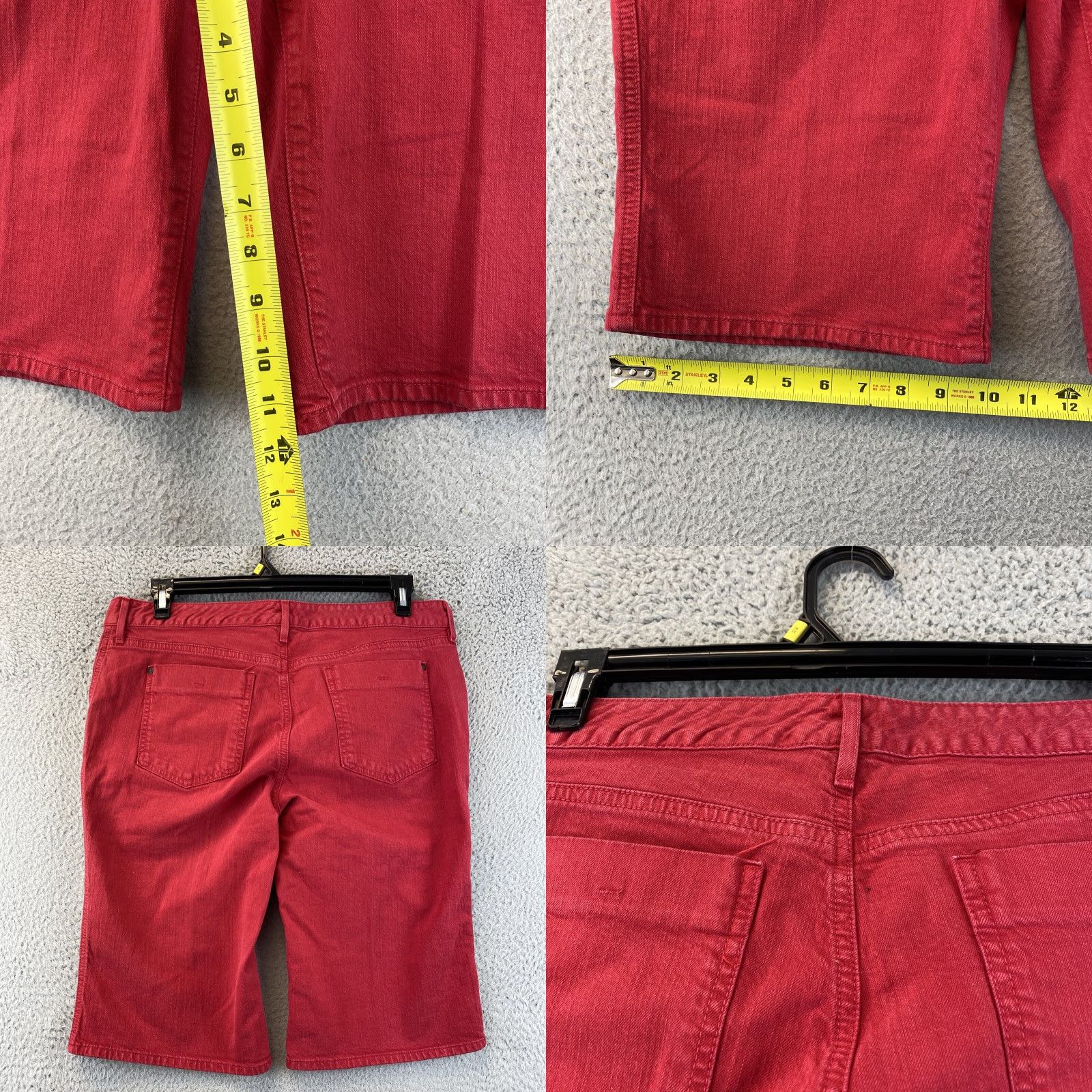 Eddie Bauer Eddie Bauer Women's Jean Shorts Size 12 Casual Denim Boyfriend Fit Medium Wash Cotton Spandex Women's Size 34" / US 12 / IT 48 - 8 Thumbnail
