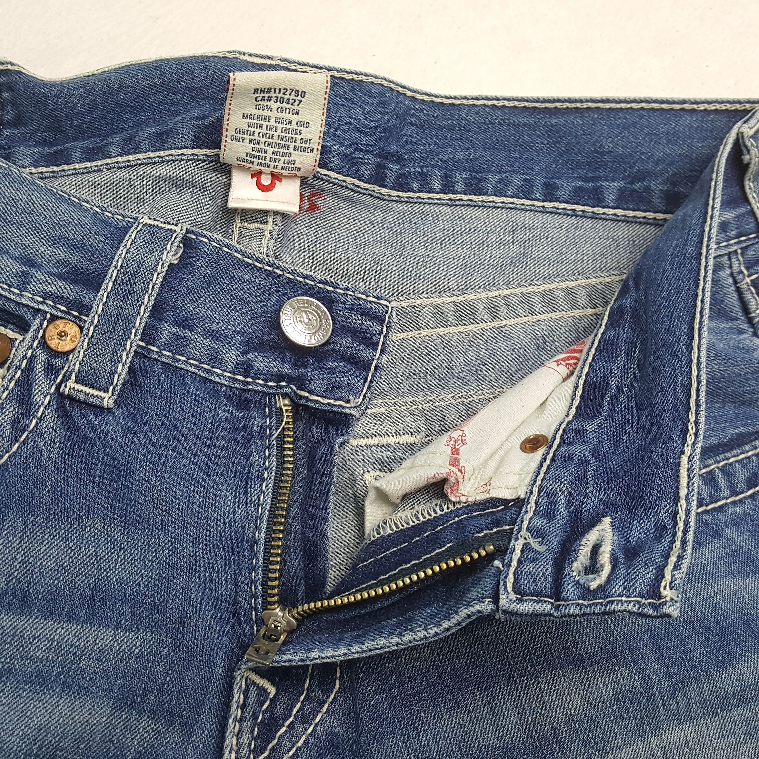 True Religion × Vintage TRUE RELIGION Streetwear Fashion Style Jeans Size US 32 / EU 48 - 12 Thumbnail