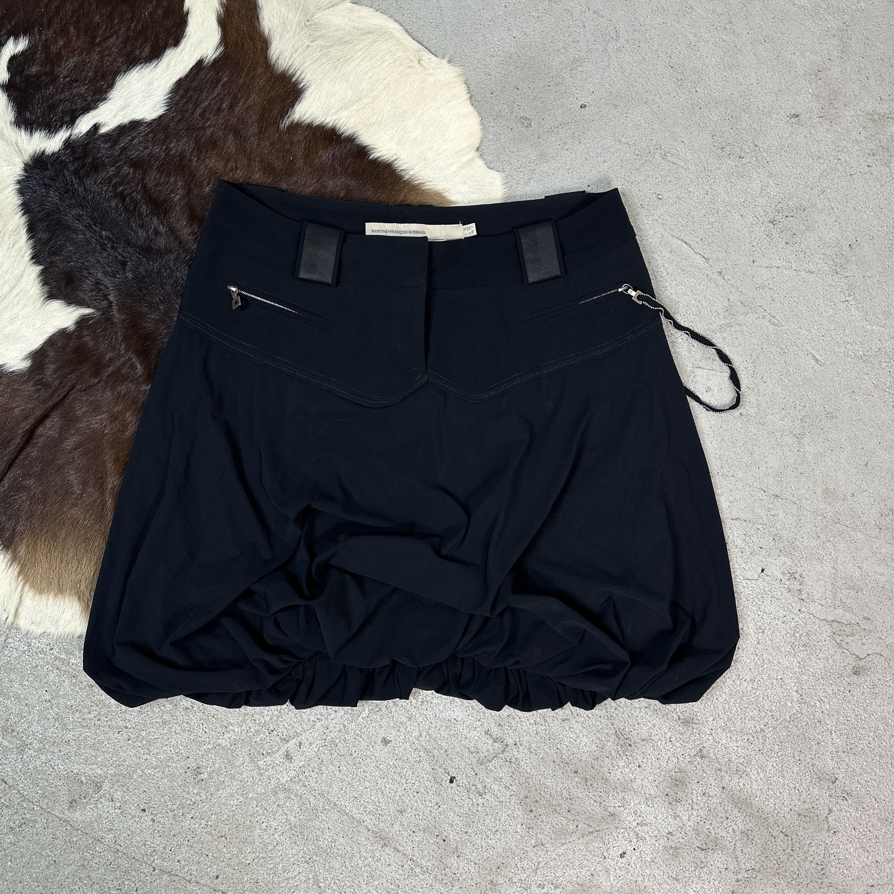 Marithe + Francois Girbaud × Vintage Vintage Bubble Marithe + Francois Girbaud Avant-Garde Skirt Size 26" / US 2 / IT 38 - 1 Thumbnail