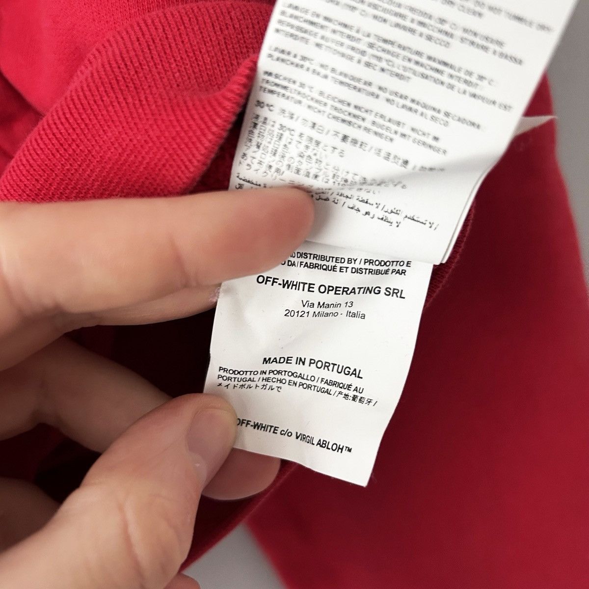 Off-White Off White hoodie global warning red Size S / US 4 / IT 40 - 11 Thumbnail
