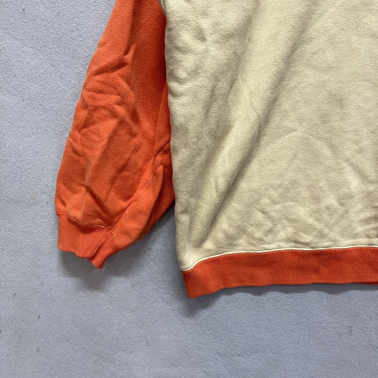 Vans Vintage 90s Vans Orange Raglan Sweatshirt L Size US L / EU 52-54 / 3 - 5 Thumbnail