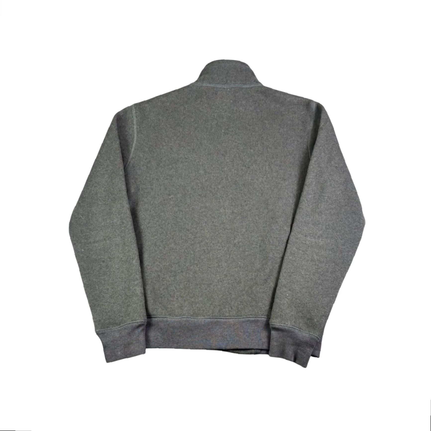 J.Crew J.Crew Mens M Slim Knitwear Sweater Full Zip Sherpa Lined Mock Neck Pockets Logo 90s Casual Workwear Gray Sweatery Knit Style Chestnut? Size US M / EU 48-50 / 2 - 2 Thumbnail