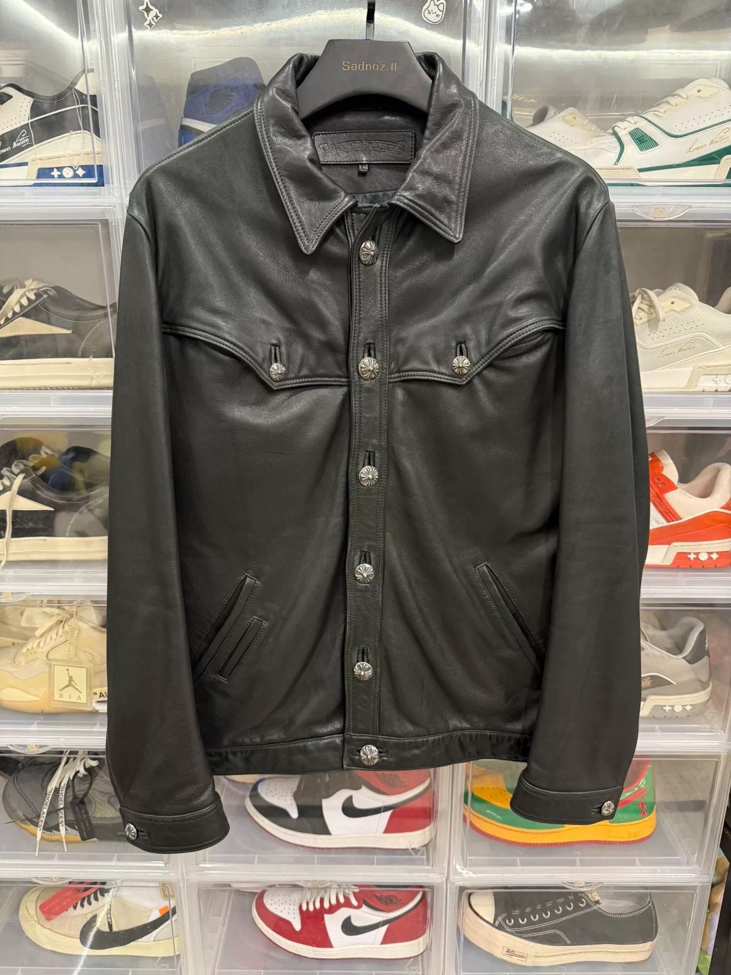 Chrome Hearts Chrome Hearts Western Flame Leather Jacket Size US L / EU 52-54 / 3 - 1 Thumbnail