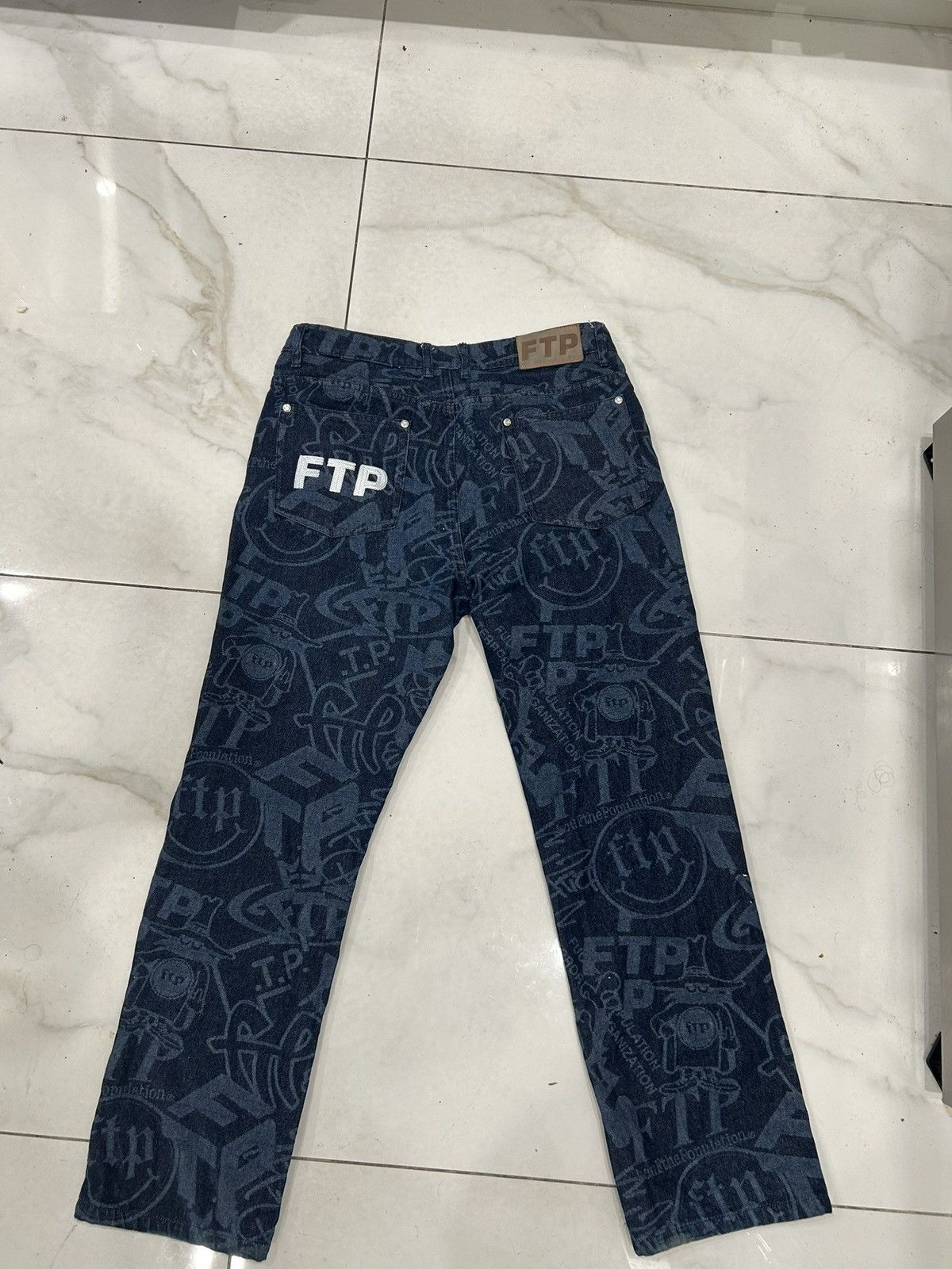 Fuck The Population FTP Archive Denim Pant Size 32 SS24 Indigo Size US 32 / EU 48 - 6 Thumbnail