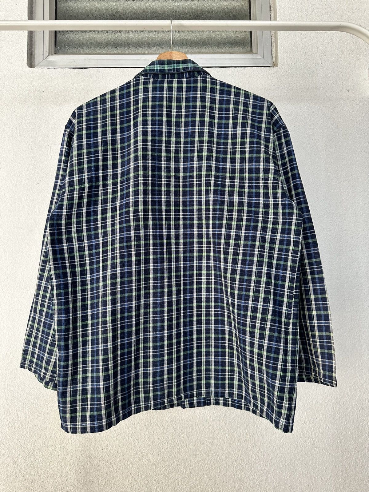 Masaki Matsushima 00's Masaki Matsushima flannel plaid open color shirt Size US L / EU 52-54 / 3 - 8 Thumbnail