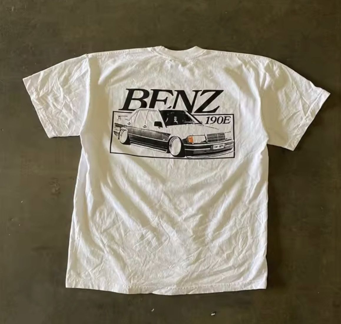 Japanese Brand Streetwear Vintage Antique Car Benz Short Sleeve T-Shirt Size US L / EU 52-54 / 3 - 1 Thumbnail