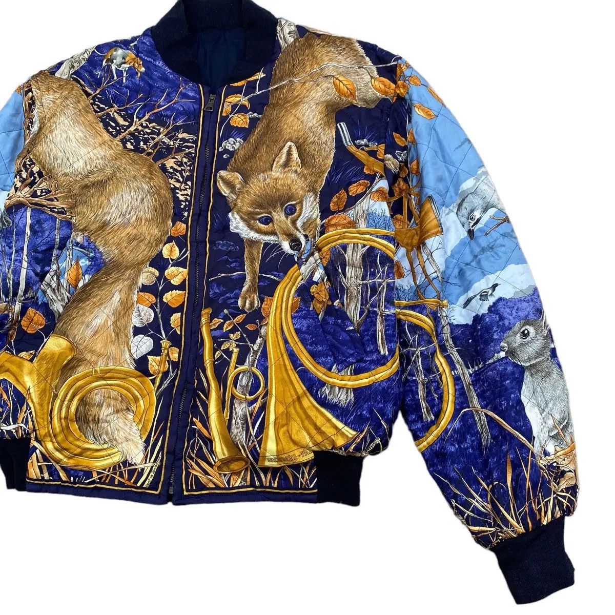 Hermes Hermes Carl de parcevaux Reversible Silk Jacket Size US M / EU 48-50 / 2 - 3 Thumbnail
