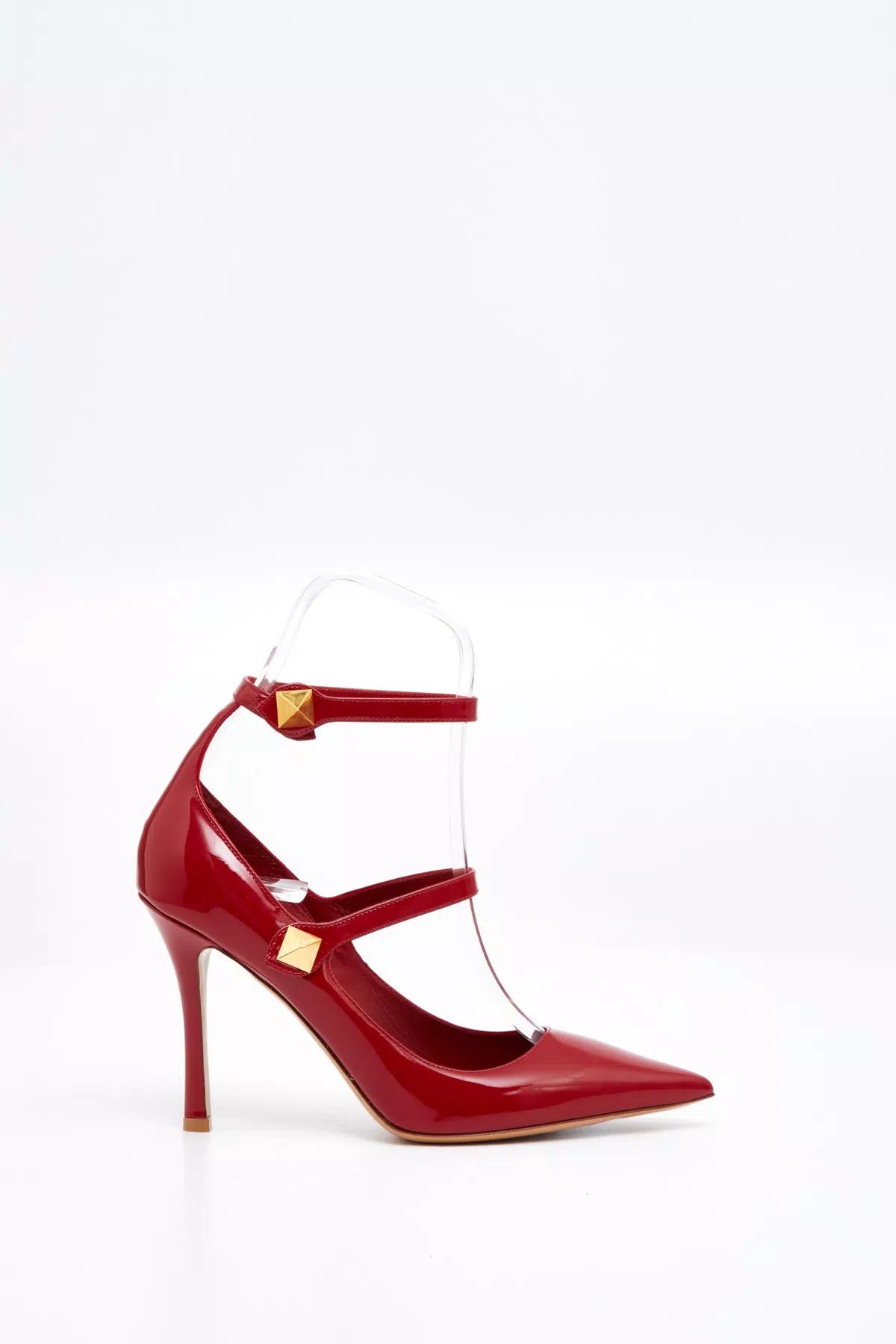 Valentino o1s1wg111125 Tiptoe Patent Leather Pumps 100mm in Red Size US 10.5 / IT 40.5 - 1 Thumbnail