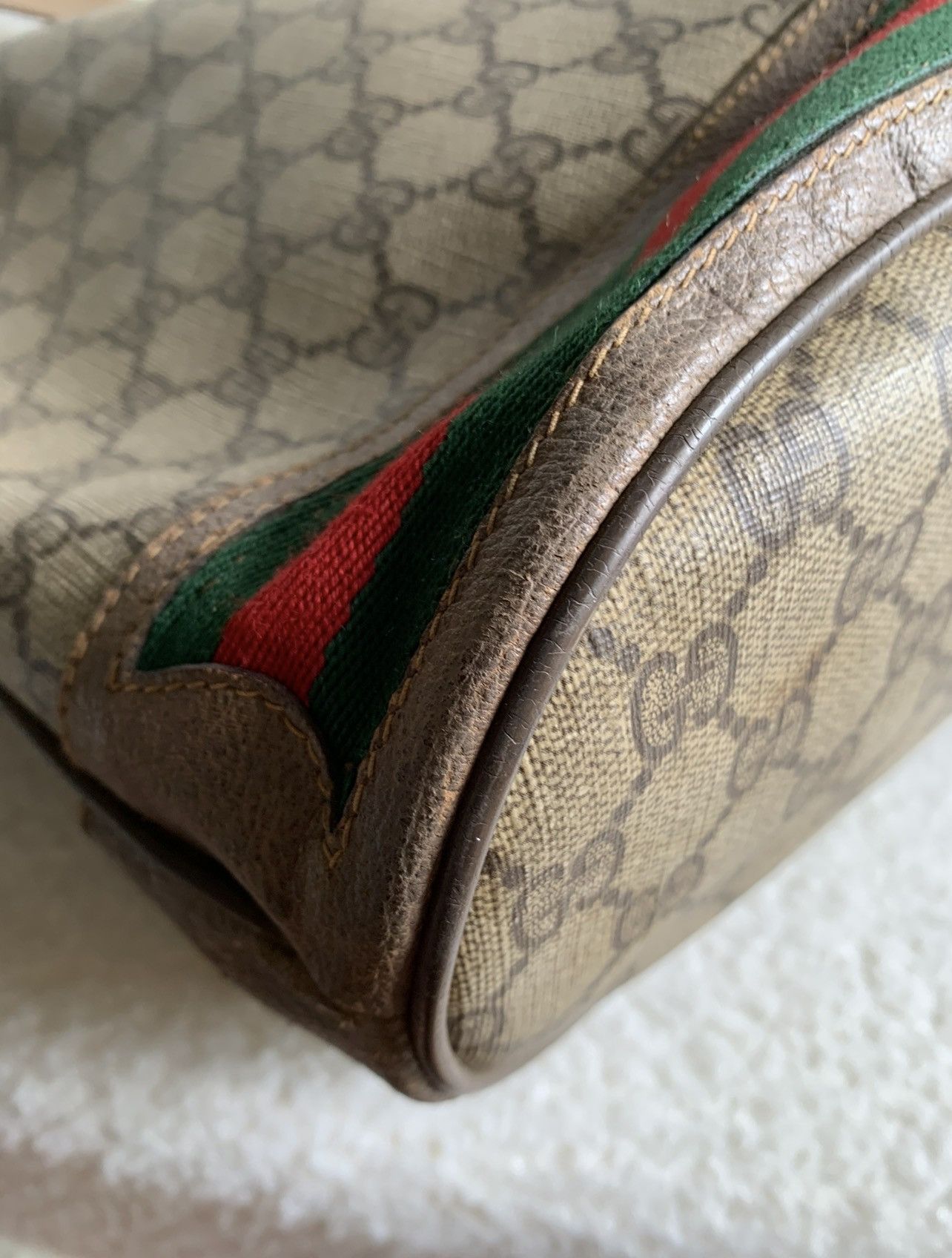Gucci Authentic Gucci Vintage Ophidia Bucket Large Size ONE SIZE - 9 Thumbnail