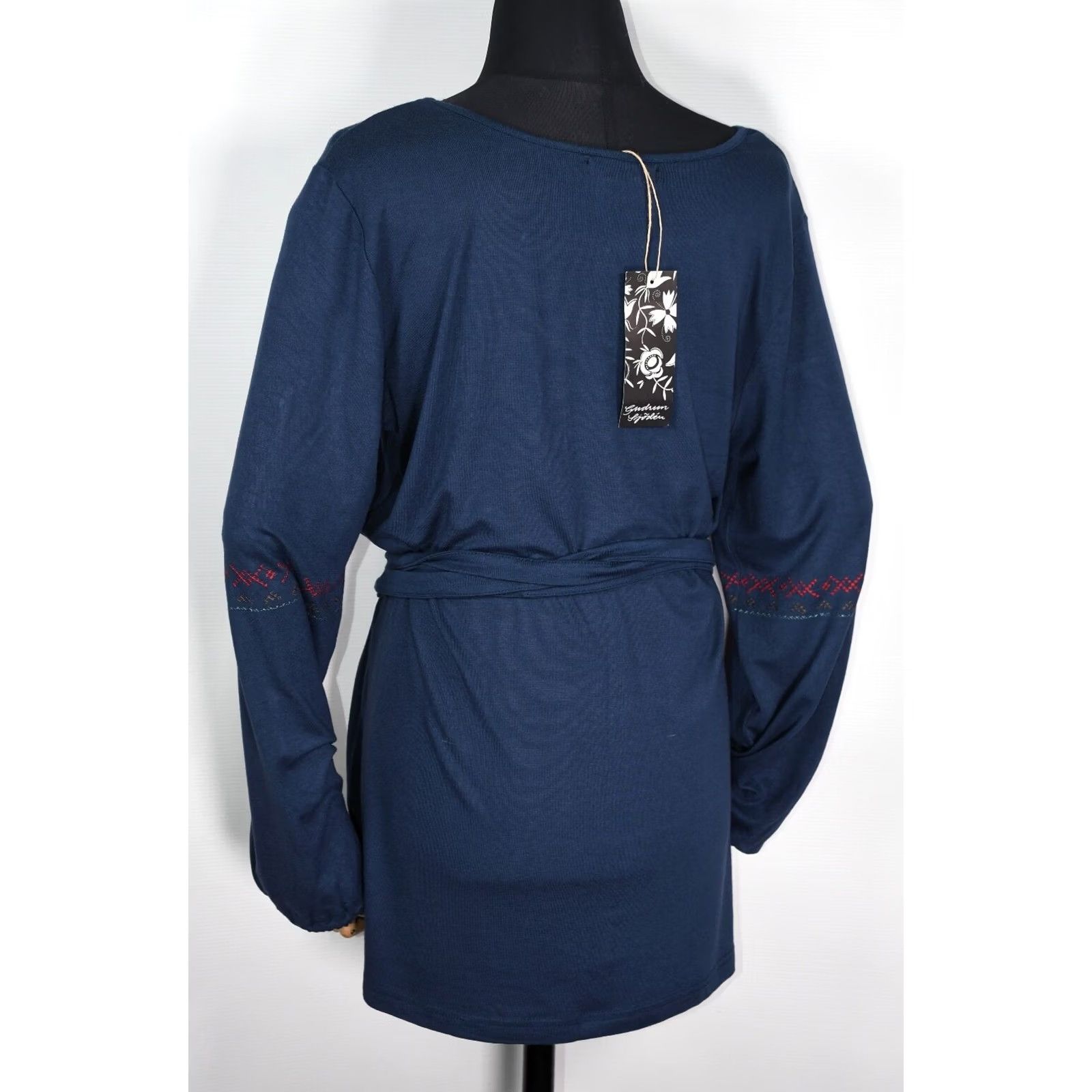Vintage Gudrun Sjoden Tunic Women's L Shirt Casual Blues blue 95%VISCOSE 5%LYCRA Size L / US 10 / IT 46 - 7 Thumbnail