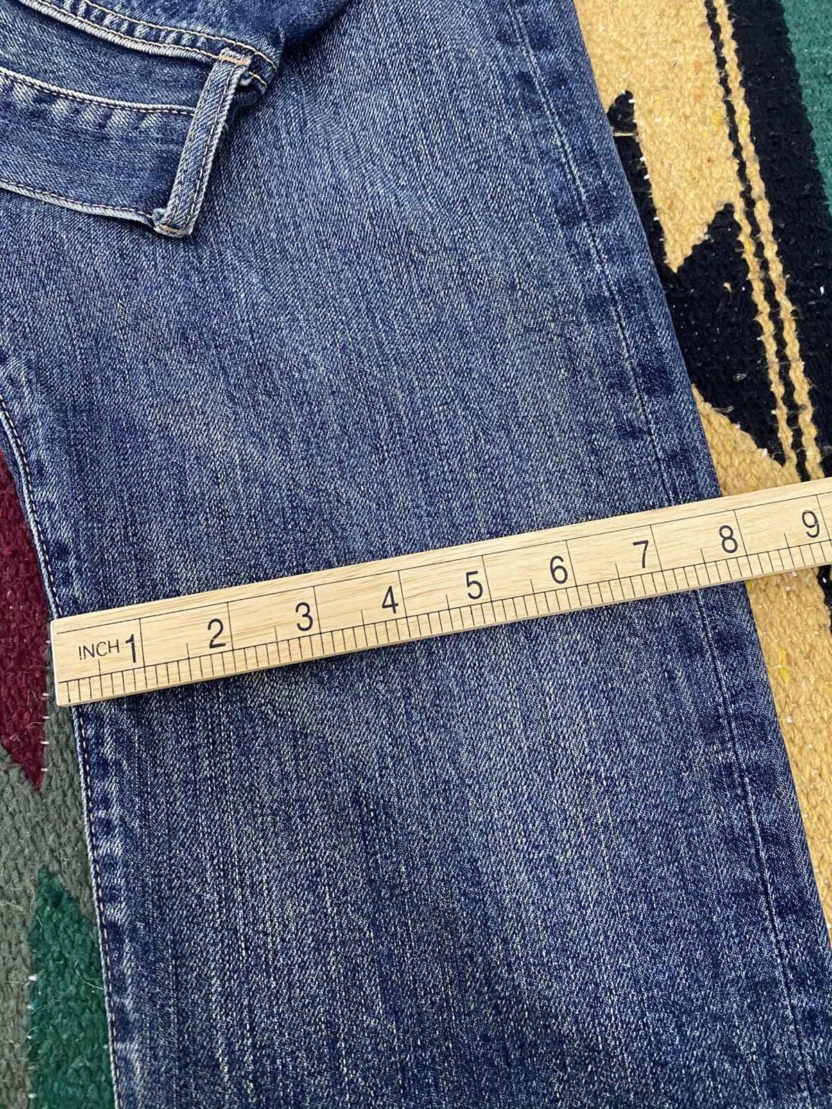 GOA Goa 00s Y2K Selvedge Mudwash Denim Japan Size US 32 / EU 48 - 6 Thumbnail