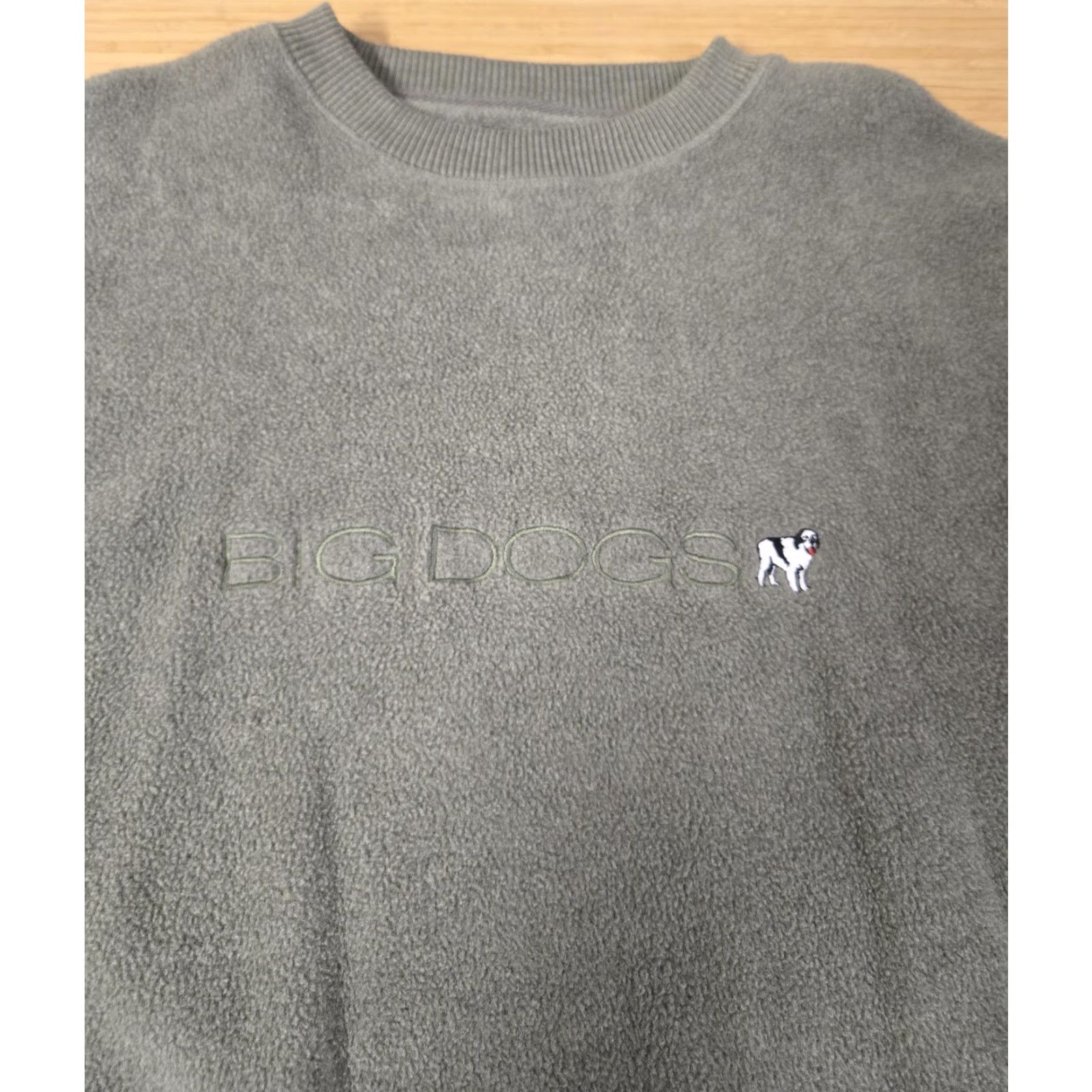 Big Dogs Big Dogs Sweatshirt Mens 1X Gray Fleece Crewneck Embroidered Logo Size US XL / EU 56 / 4 - 5 Thumbnail