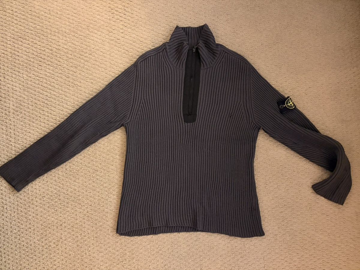 Stone Island Stone Island Vintage Cable Knit Size US XL / EU 56 / 4 - 2 Thumbnail