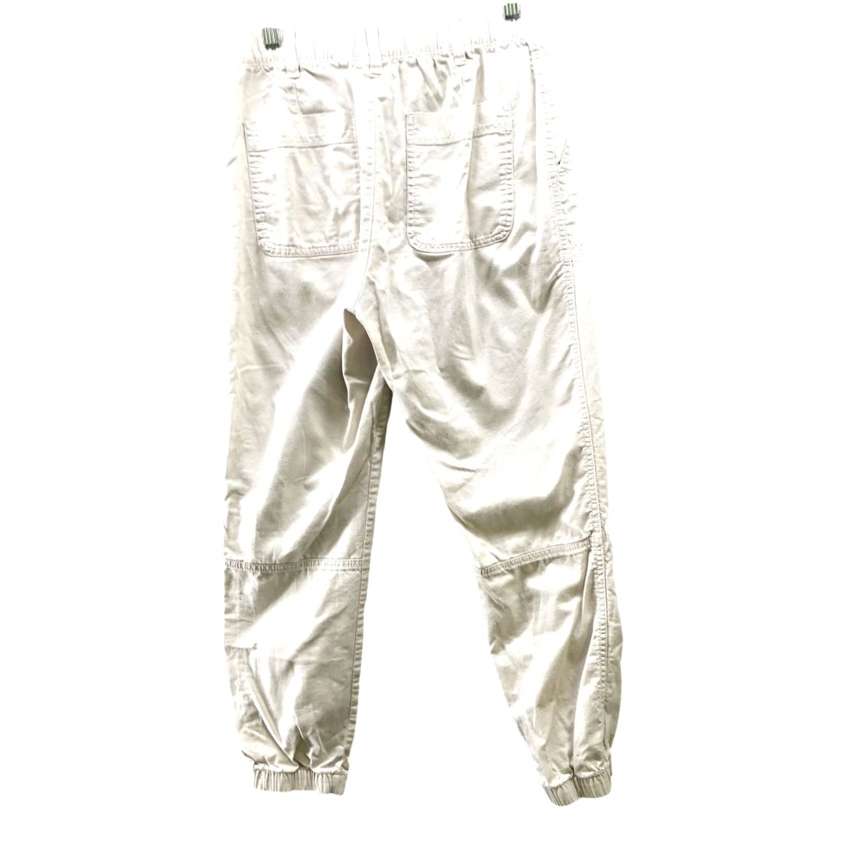 Gap VINTAGE? No. Gap Twill Utility Girlfriend Jogger Pants Womens 4 Beige Cotton Mid Rise Pants Mens? Size 27" / US 4 / IT 40 - 2 Thumbnail