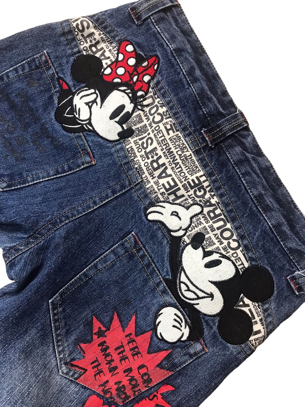 Cartoon Network × Disney × Mickey Mouse Mickey Mouse Embroidered Pant Size US 32 / EU 48 - 3 Thumbnail