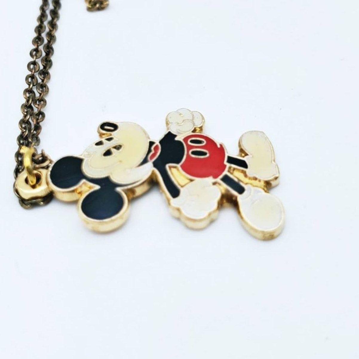 Disney Vintage Disney X R.N. Koch Mickey Dangle Enamel Necklace Size ONE SIZE - 4 Thumbnail
