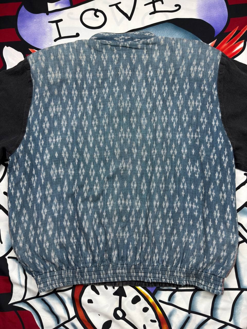 Other Vintage Japanesse ilen Faded Bomber Ethnic Style 2 sides Size US M / EU 48-50 / 2 - 5 Thumbnail