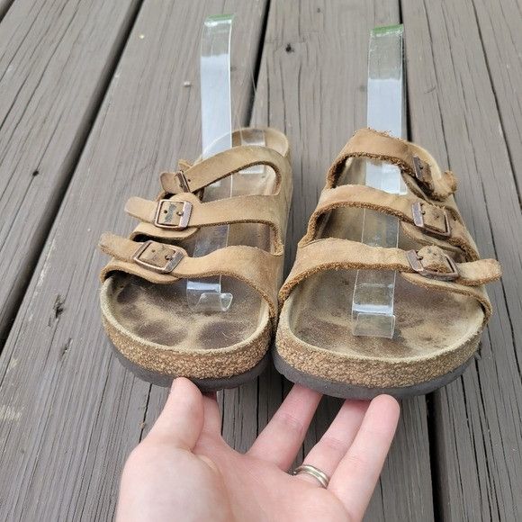 Birkenstock Birkenstock Florida Soft Footbed Oiled Leather Tobacco Brown Size US 8 / IT 38 - 4 Thumbnail