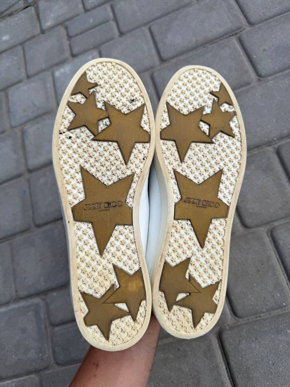 Jimmy Choo Vintage Sneakers Jimmy Choo White Leather Size US 8 / IT 38 - 5 Thumbnail