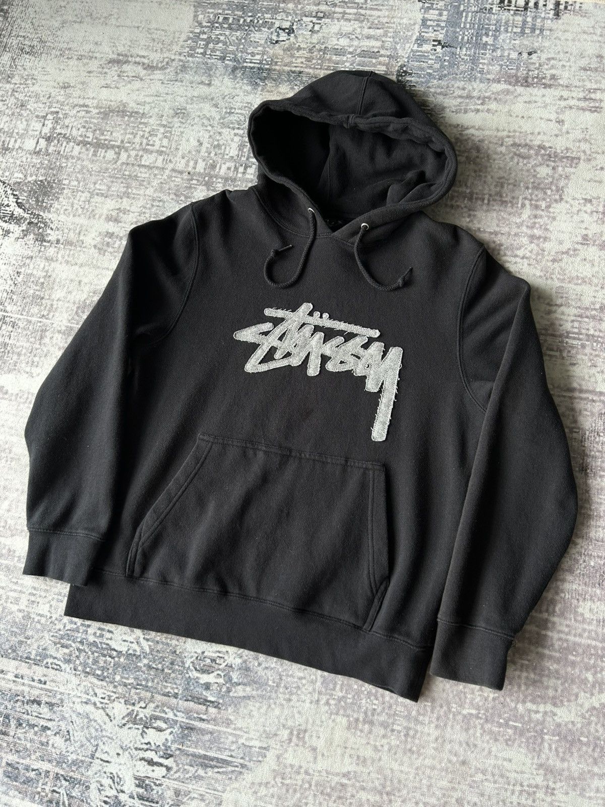 Stussy Stussy Black Embroidered Hoodie Size US S / EU 44-46 / 1 - 2 Thumbnail
