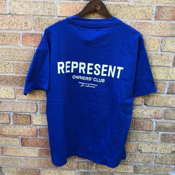 image of Represent Clo Represent Owners Club T Shirt XL in Blue, Men's