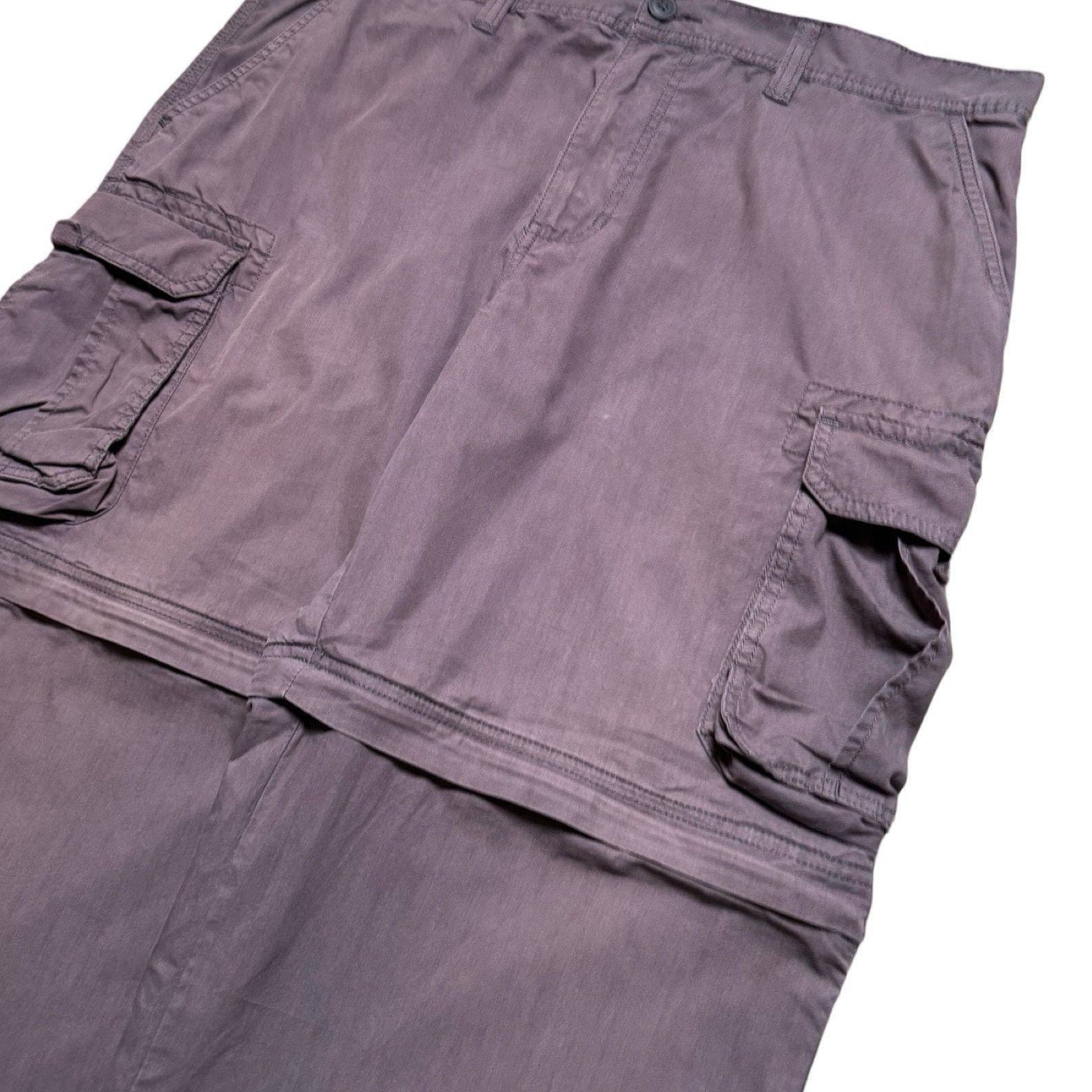 Sonoma Sonoma Y2K Faded Grey Cargo Pants Zip Short Skater 38 X 29 Size US 38 / EU 54 - 2 Thumbnail