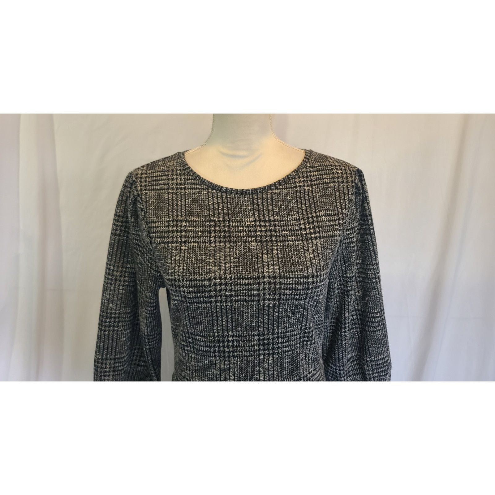LK Bennett New LK Bennett Phillipa Black Gray Jersey Dress EUR 40 US 8 Size M / US 6-8 / IT 42-44 - 5 Thumbnail