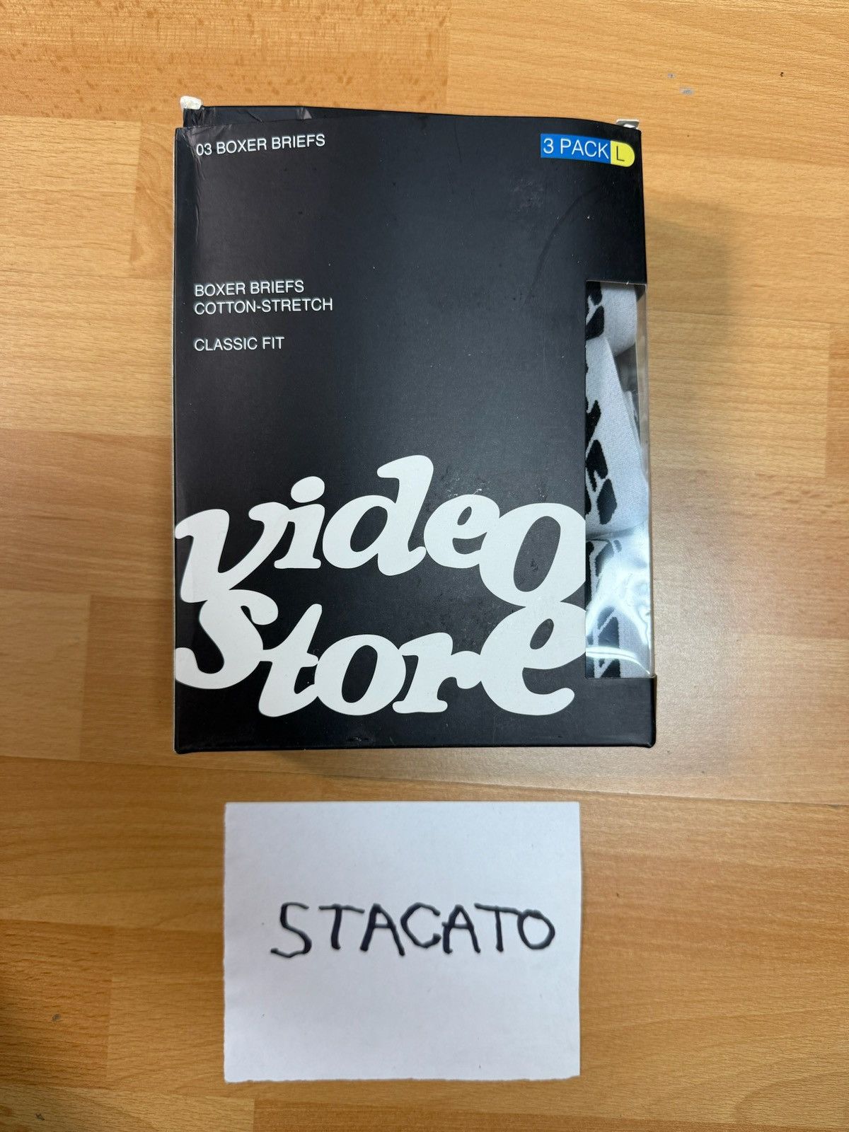 Brockhampton × Video Store Apparel Video Store Brockhampton Underwear White size Large Size 34 - 1 Thumbnail