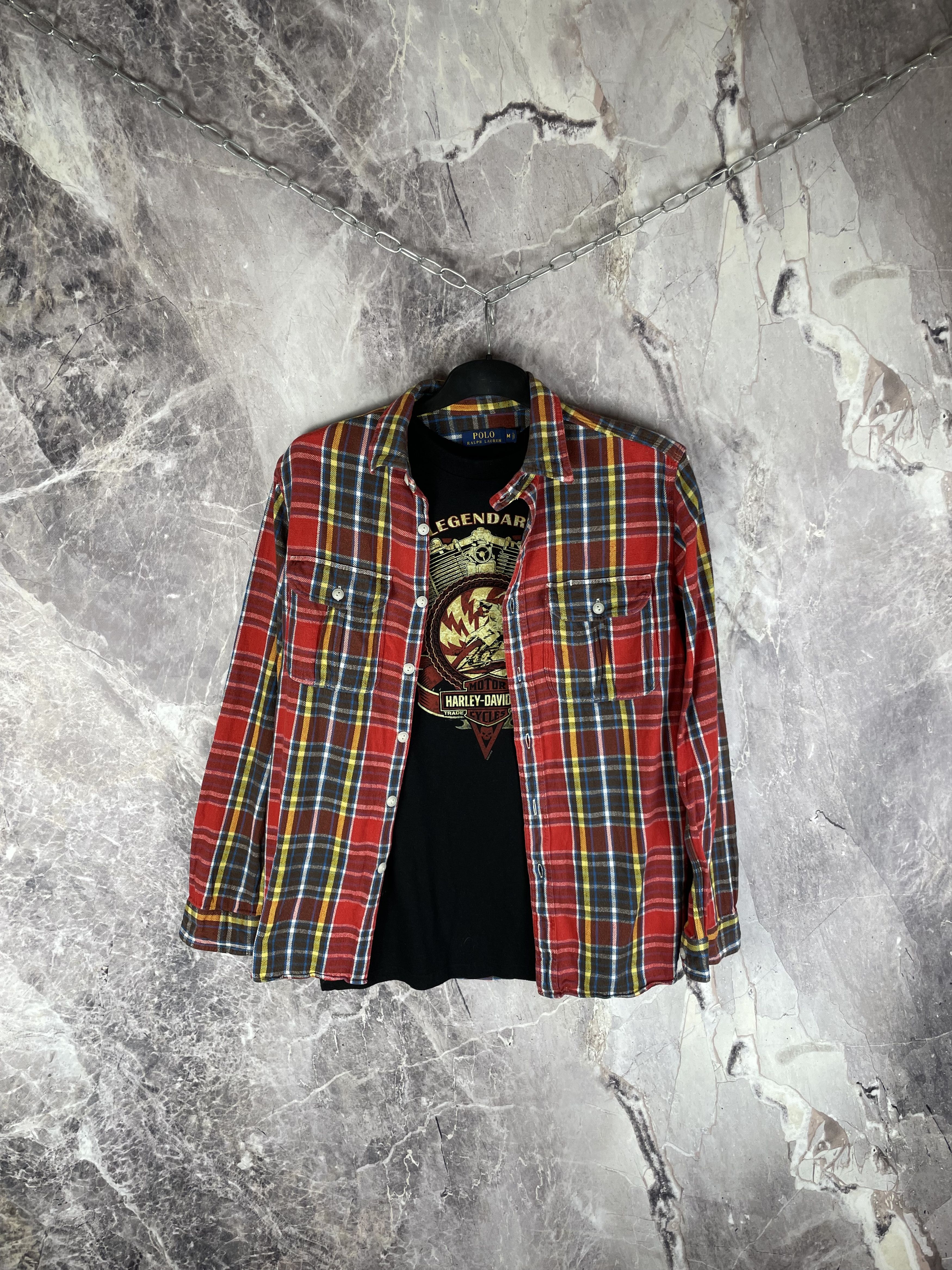 Polo Ralph Lauren Polo Ralph Lauren vintage flannel shirt y2k plaid Size US M / EU 48-50 / 2 - 1 Thumbnail