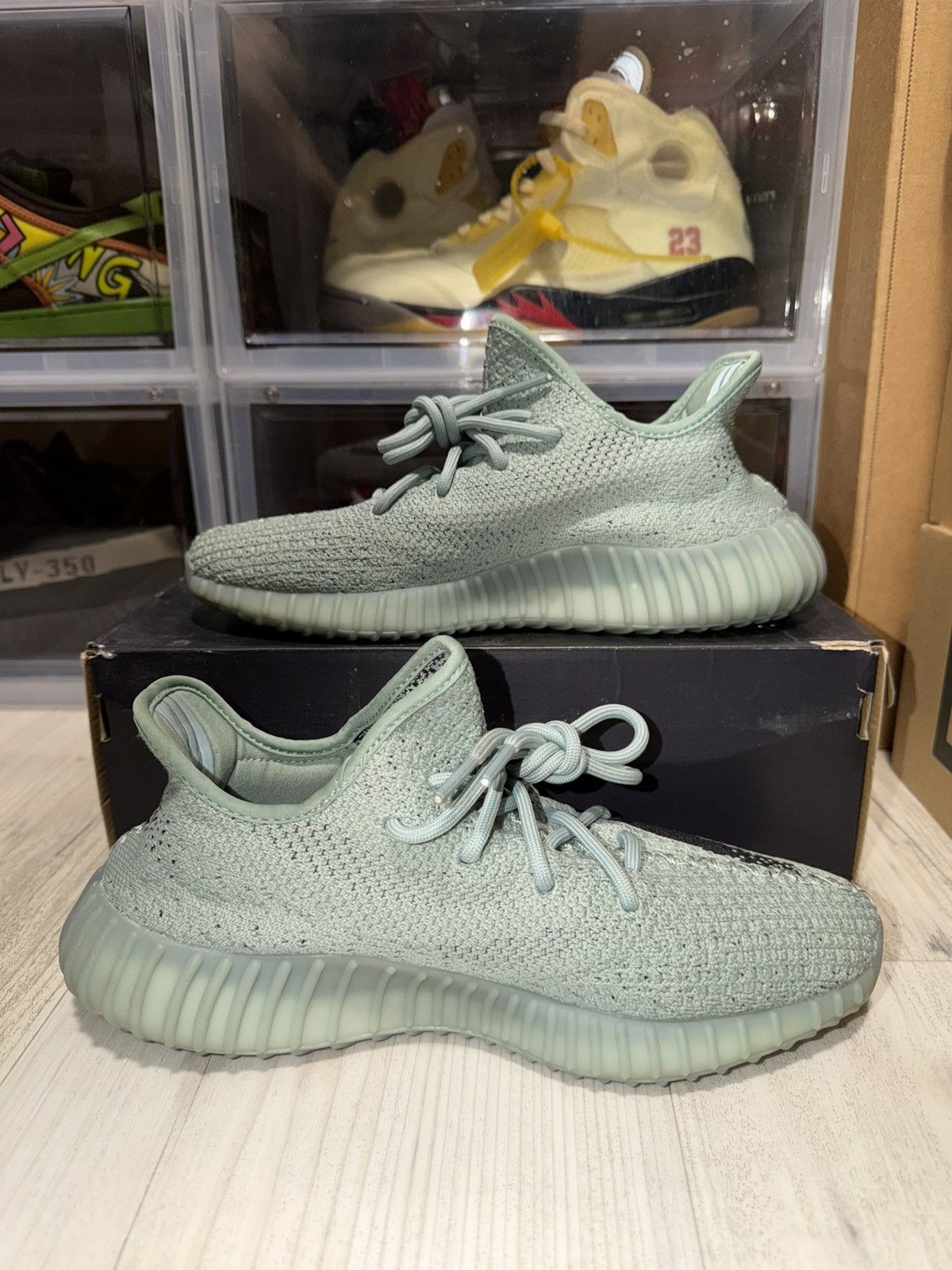 Adidas × Kanye West Adidas Yeezy 350 V2 Salt Size US 8 / EU 41 - 3 Thumbnail