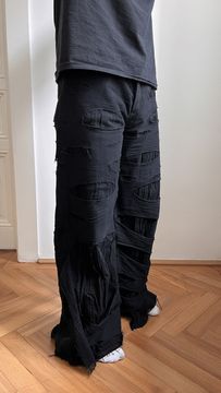 REAPER JEANS BAGGY BLACK DENIM – Paradoxe Paris