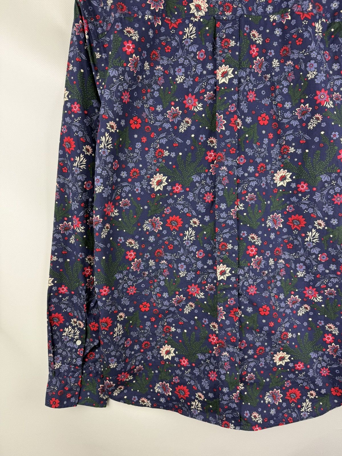 Pretty Green Pretty Green Floral Pattern Long Sleeve Button Up Shirt Size US S / EU 44-46 / 1 - 22 Thumbnail